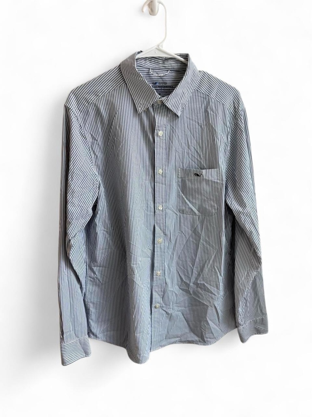 Vineyard Vines On-The-Go Performance Striped Button Down Shirt